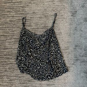 Black and white tank top